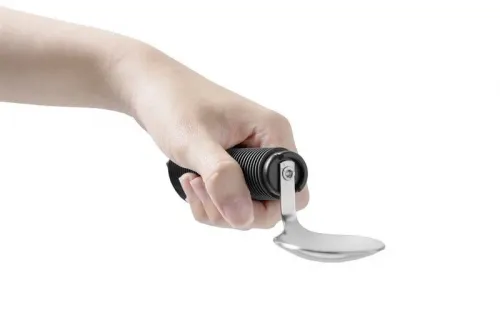 Ergonomická otočná lžíce HA 4299—Černá barva