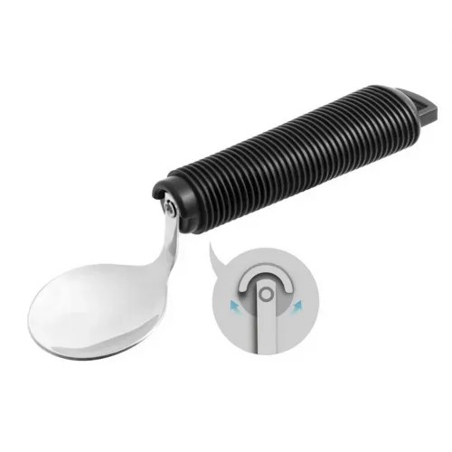 Ergonomická otočná lžíce HA 4299—Černá barva