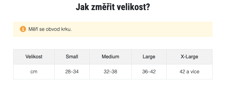 Krční límec FORM FIT CERVICAL COLLAR—Velikost XL