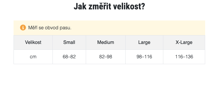 Bederní pás IMMOSTRAP—Velikost L