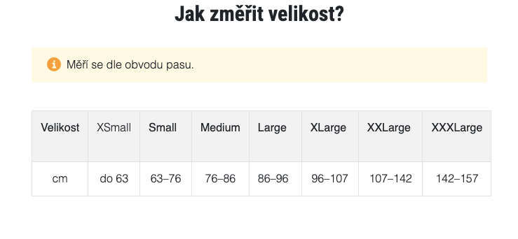 Bederní pás COMFORTFORM BACK—Velikost XXL