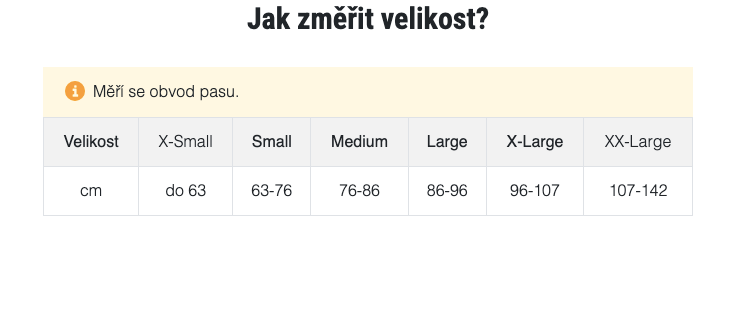 Bederní pás SACRO-LUMBAR SUPPORT—Velikost L