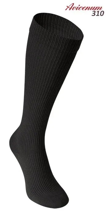 Lýtkové punčochy Avicenum PHLEBO 310—Velikost 1, barva černá, se špicí