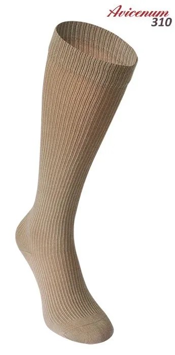 Lýtkové punčochy Avicenum PHLEBO 310—Velikost 3, barva bronz, se špicí