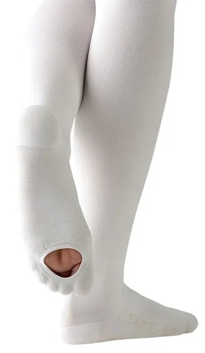 Lýtkové punčochy Avicenum PHLEBO ANTI-TROMBO—Velikost 4, barva bílá, se špicí