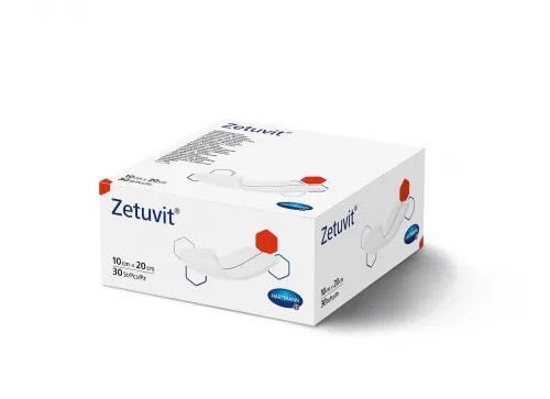 Zetuvit nesterilní kompres—10 x 20 cm, 30ks