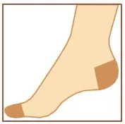 Stehenní punčochy Avicenum PHLEBO 140—Velikost 1, barva anthracit, s krajkou, délka normal, se špicí