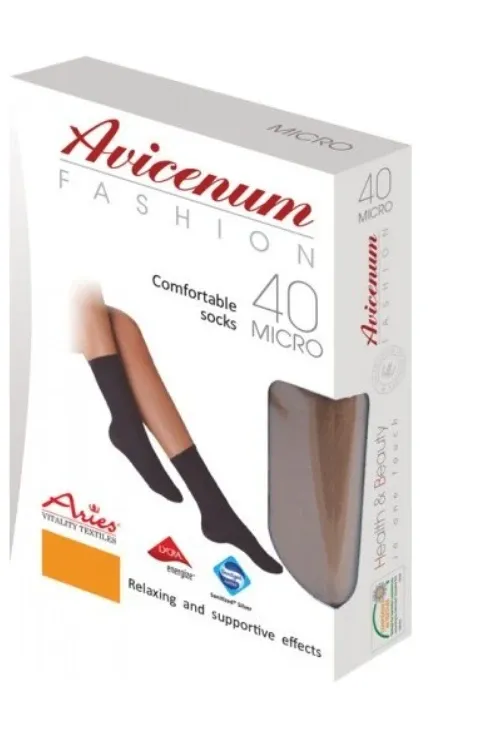 Ponožky Avicenum PHLEBO 40—Velikost 36-41, barva natura