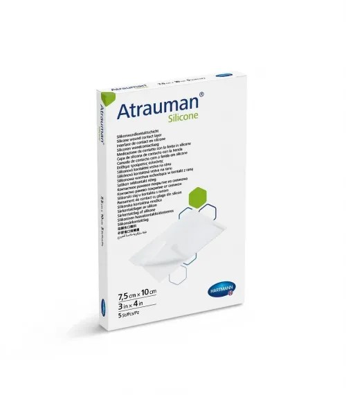 Silikonové krytí Atrauman Silicone 5 ks—20 x 30 cm