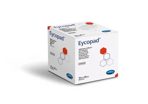 Sterilní oční kompres Eycopad 5 ks—70 x 85 mm