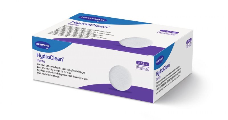 Aktivní čisticí krytí HydroClean Cavity—Průměr 5,5 cm, 10ks