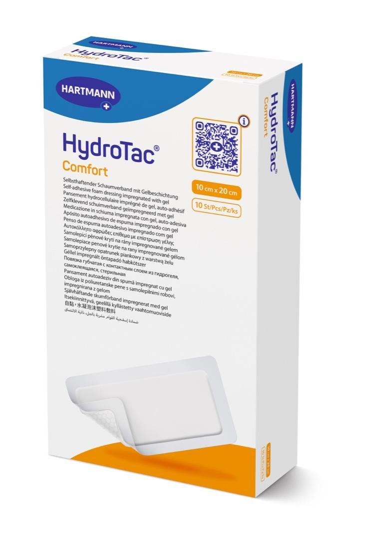 Krytí s Hydrogelem HydroTac Comfort 10 ks—10 x 20 cm