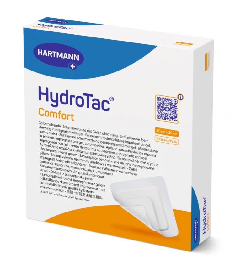 Krytí s Hydrogelem HydroTac Comfort 10 ks—20 x 20 cm