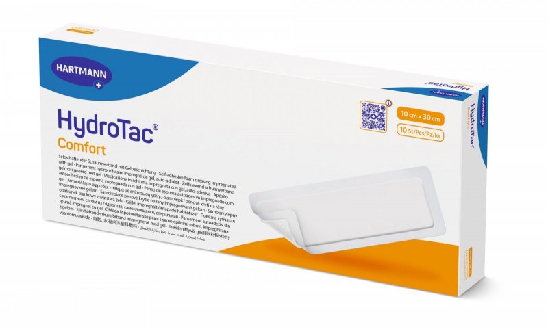 Krytí s Hydrogelem HydroTac Comfort 10 ks—10 x 30 cm