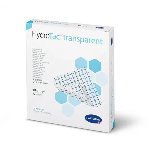 Krytí s Hydrogelem HydroTac Transparent 10 ks—5 x 7,5 cm