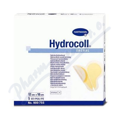 Hydrokoloidní krytí Hydrocoll Sacral 5 ks—12 x 18 cm