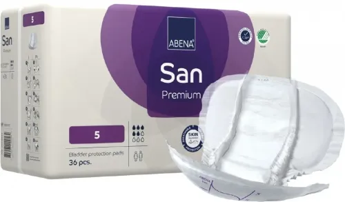Abena San PREMIUM 5—Absorpční pleny, savost 1200ml, 36ks