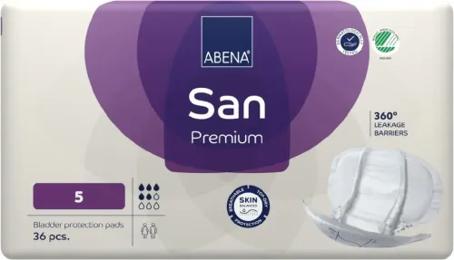 Abena San PREMIUM 5—Absorpční pleny, savost 1200ml, 36ks