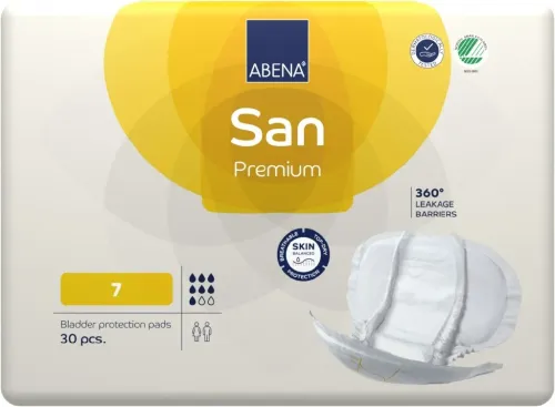 Abena San PREMIUM 7—Absorpční pleny, savost 2100ml, 30ks