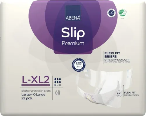 Abena Slip FLEXI FIT PREMIUM L-XL2—Absorpční kalhotky, boky 110-170 cm, savost 2900ml, 22ks