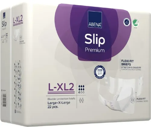 Abena Slip FLEXI FIT PREMIUM L-XL2—Absorpční kalhotky, boky 110-170 cm, savost 2900ml, 22ks