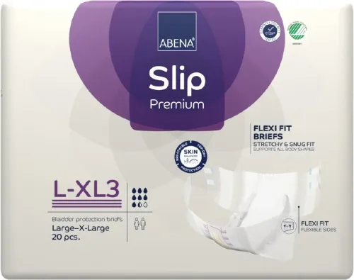 Abena Slip FLEXI FIT PREMIUM L-XL3—Absorpční kalhotky, boky 110-170 cm, savost 3200ml, 20ks