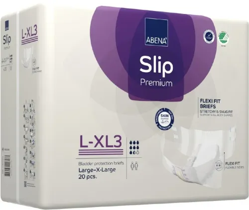 Abena Slip FLEXI FIT PREMIUM L-XL3—Absorpční kalhotky, boky 110-170 cm, savost 3200ml, 20ks