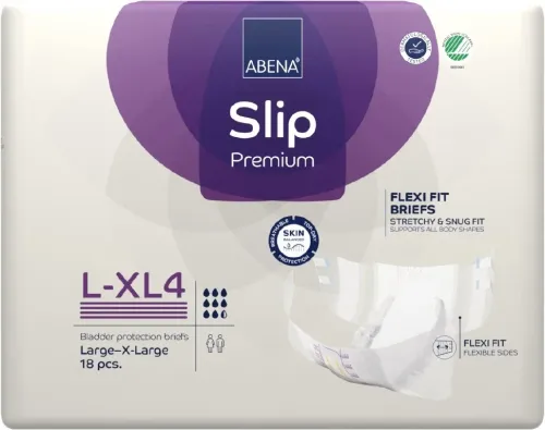 Abena Slip FLEXI FIT PREMIUM L-XL4—Absorpční kalhotky, savost 110-170 cm, savost 3800ml, 18ks
