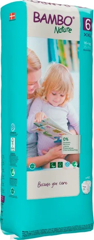 Bambo Nature 6 - Tall 16+ kg—Dvojité balení, 40ks