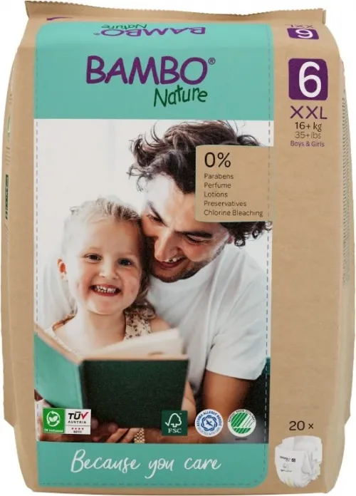 Bambo Nature 6, 16+ kg, paper bag—20ks
