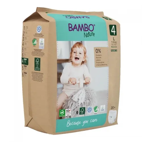 Bambo Nature PANTS 4, 7-14 kg, paper bag—20ks