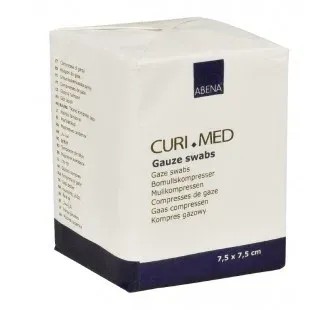 Gázové kompresy nesterilní—7,5 x 7,5 cm, 100 ks/bal