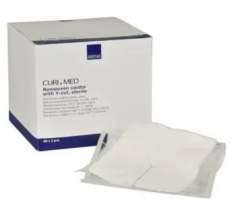 Kompresy s "Y" zářezem, sterilní—10 x 10 cm,100 ks/bal