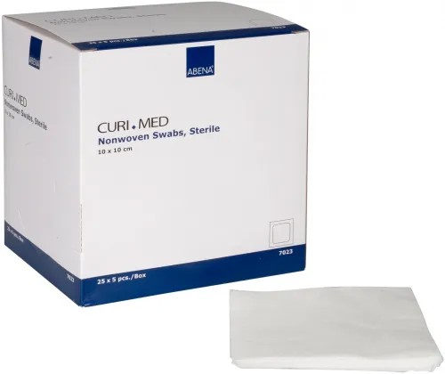 Kompresy z netkané textilie, sterilní—10 x 10 cm, 125 ks/bal