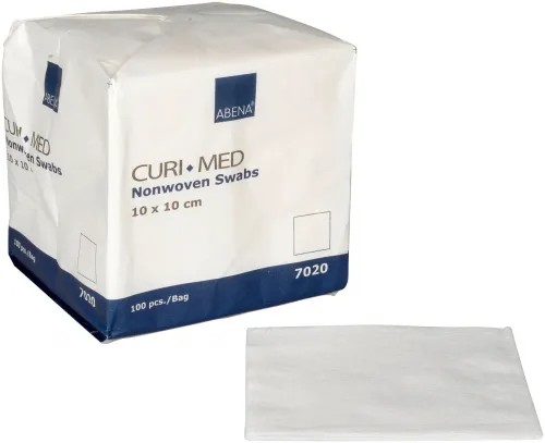 Kompresy z netkané textilie, nesterilní—10 x 10 cm, 100 ks/bal