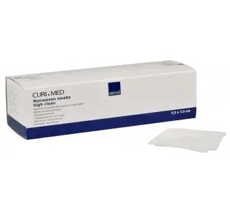 Kompresy z netkané textilie, nesterilní—7,5 x 7,5 cm, 150 ks/box