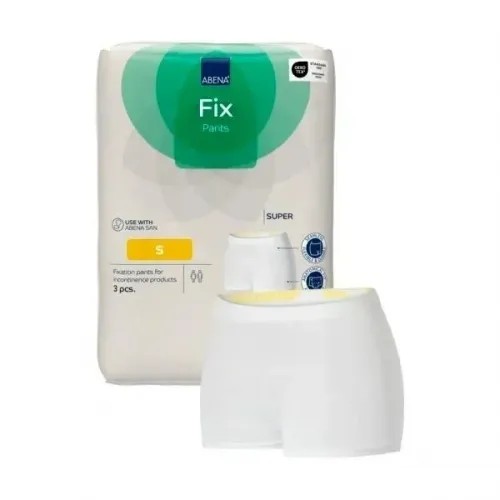 Abena FIX PANTS SUPER S—Fixační zesílené kalhotky s nohavičkami, boky 75-105 cm, 3ks