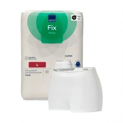 Abena Fixační zesílené kalhotky FIX PANTS SUPER L—s nohavičkami, boky 90-130 cm, 3ks