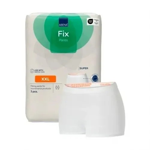 Abena FIX PANTS SUPER XXL—Fixační zesílené kalhotky s nohavičkami, boky 105-155 cm, 3ks