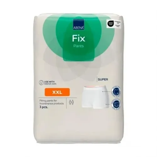 Abena FIX PANTS SUPER XXL—Fixační zesílené kalhotky s nohavičkami, boky 105-155 cm, 3ks