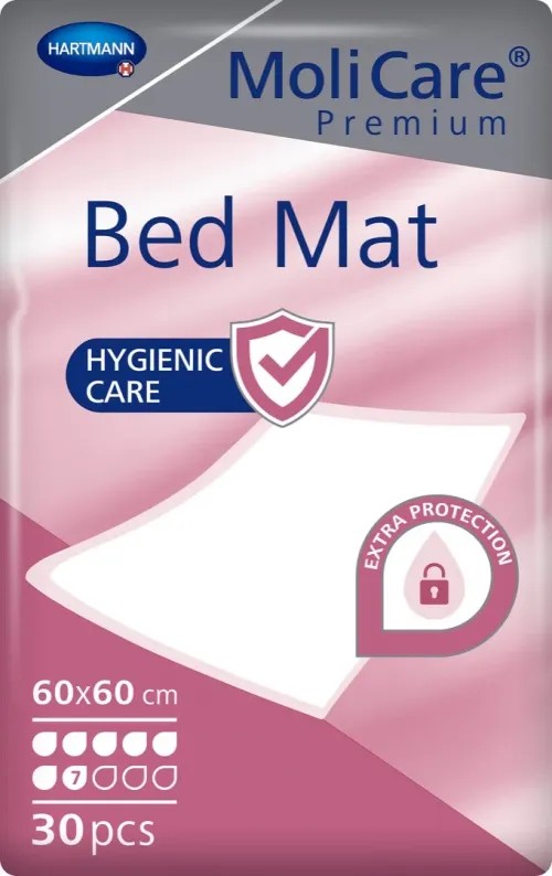 MoliCare Bed Mat 7 kapek 60x60 cm—Podložka absorpční 30 ks