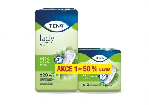 TENA Lady Slim Mini 1+50% NAVÍC—30ks
