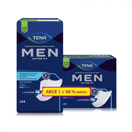 TENA Men Level 1 + 50% NAVÍC—36ks