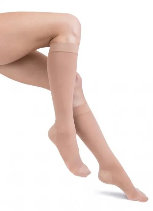 Lýtkové punčochy Avicenum PHLEBO 250 I.KT—Velikost 3, barva natura, dálka normal, se špicí