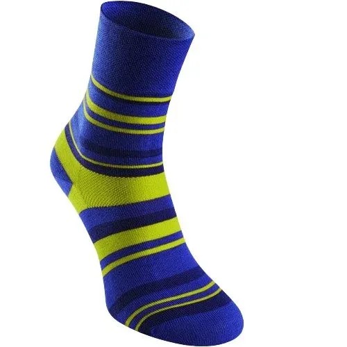 Bavlněné ponožky Avicenum DiaFit CLASSIC—Velikost 41-44, barva modrá-limetková