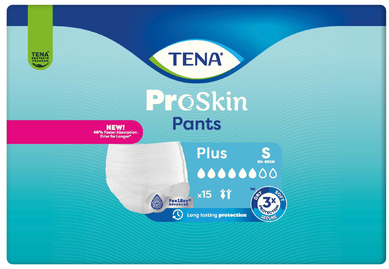 TENA Pants Plus S—Kalhotky absorpční natahovací 15ks