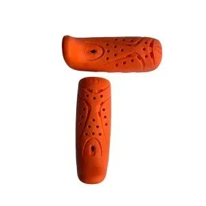 Vyměkčená rukojeť k berli Premium—Oranžová