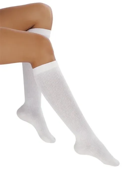 Lýtkové punčochy Avicenum PHLEBO 360 TRAVEL II.KT—Velikost 5, barva bílá, délka normal, se špicí