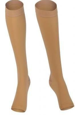 Lýtkové punčochy DEONA KLASIK II.K.T.—Velikost 2+, barva tělová, délka krátká, se špicí