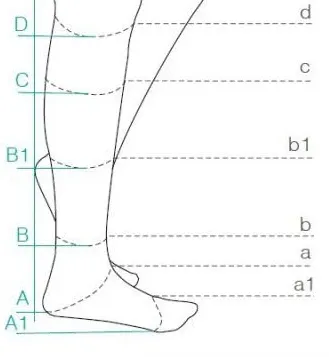 Lýtkové punčochy DEONA KLASIK II.K.T.—Velikost 3, barva tělová, délka krátká, bez špice